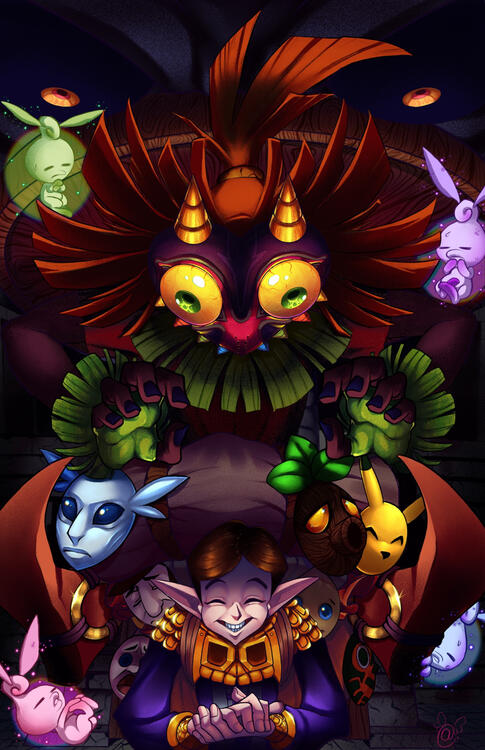 Majoras mask fanart